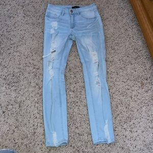 Light Blue Ripped Jeans